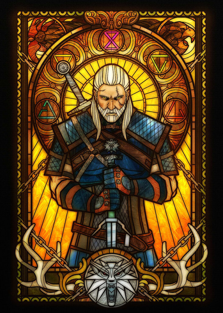 Geralt Stained Glass