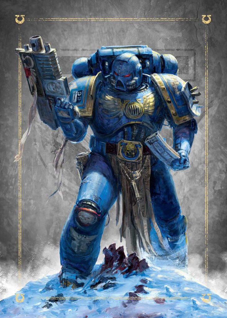 Ultramarine Battle Brother (Displate)