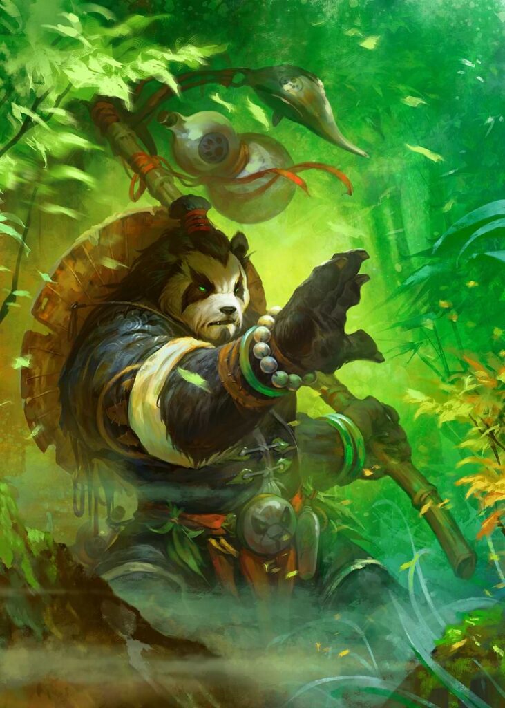 Mists of Pandaria: Pandaren Monk (Displate)