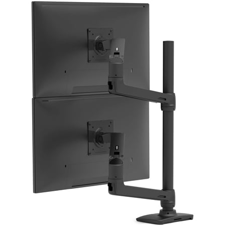 Ergotron LX dual stacking monitor arm