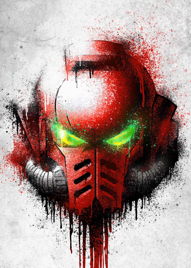 Blood Angels Graffiti (Displate)