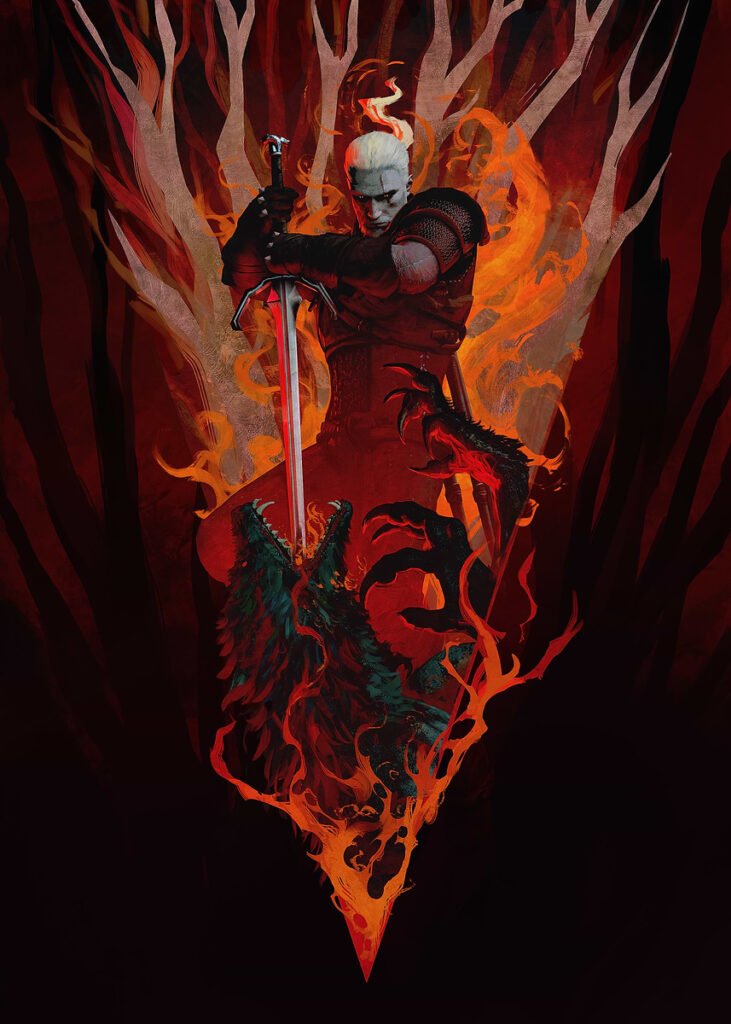 The Witcher vs the Wolf (Anato Finnstark)