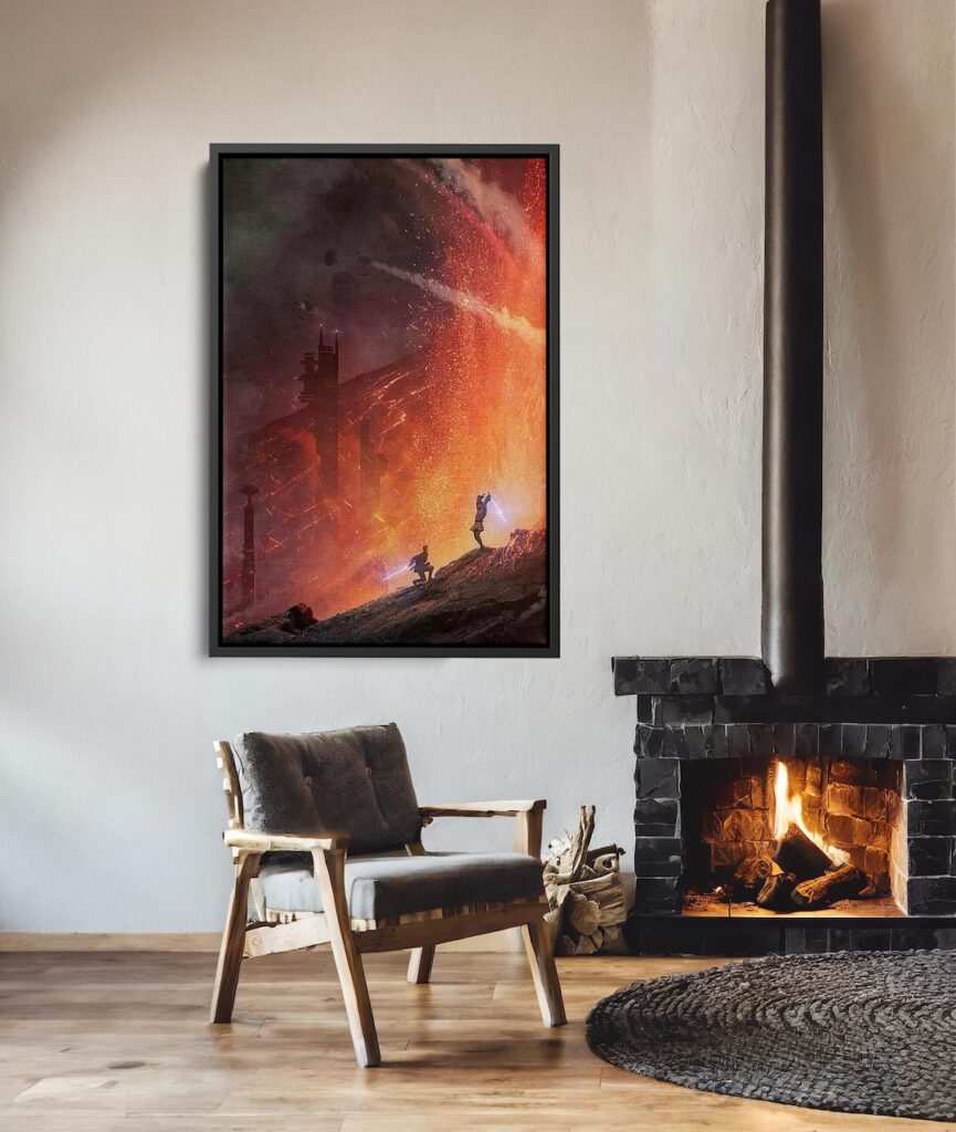 Revenge of the Sith final duel canvas