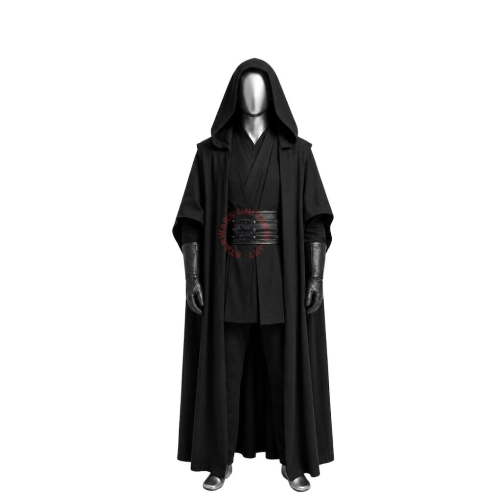 Sith Lord black robe and tunic set