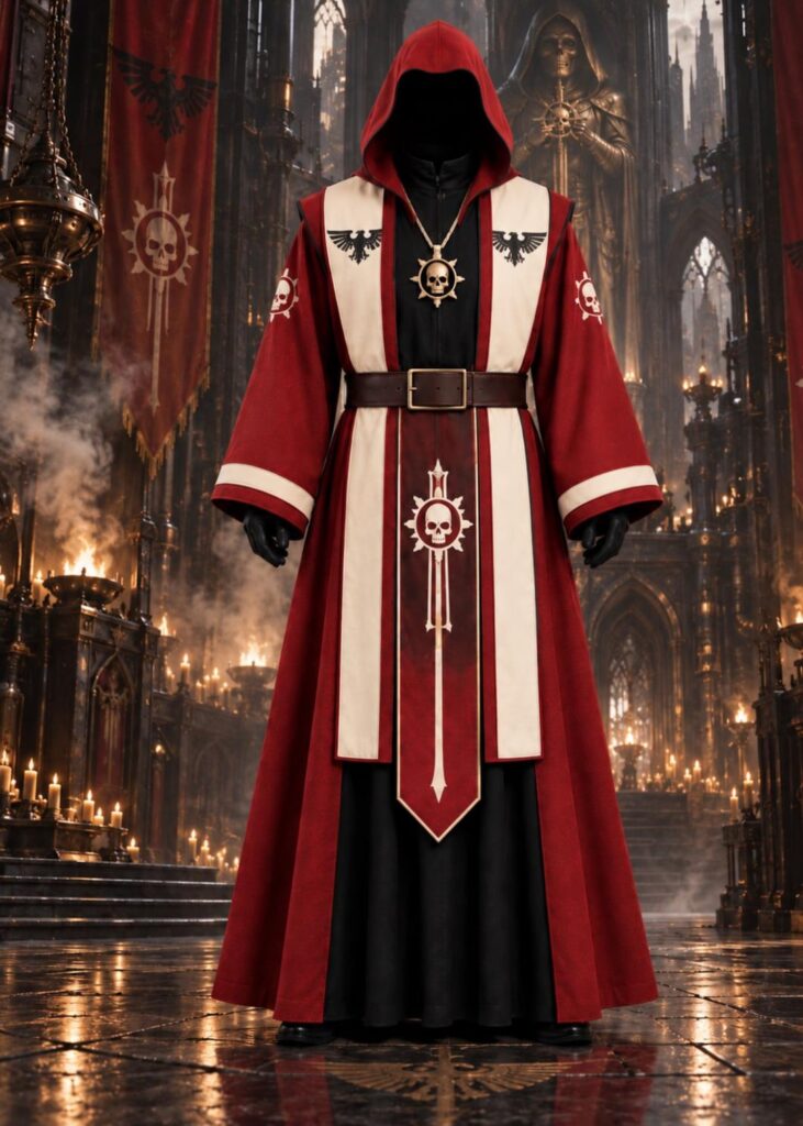Imperial Cleric Hooded Robe