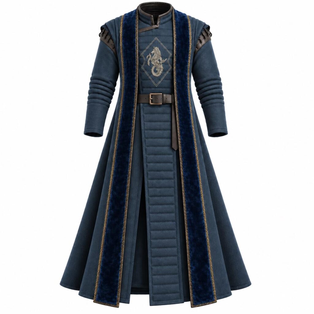 Corlys Velaryon-inspired wool coat