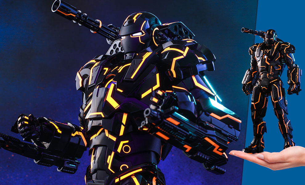 Neon Tech War Machine Sixth Scale Figure
