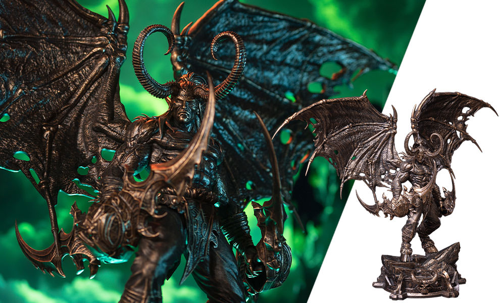 Illidan Stormrage 1:10 Statue (Bronze-Colored)