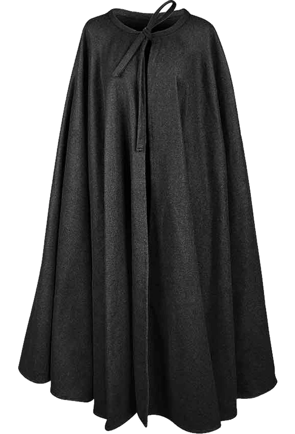 Rudolf Wool Cloak (black)