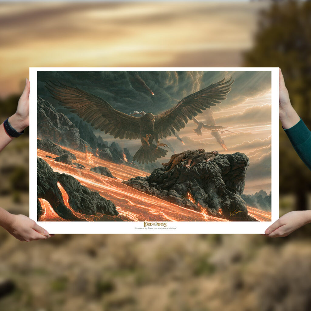Salvation at Mt. Doom: Here at the End of All Things Fine Art Print