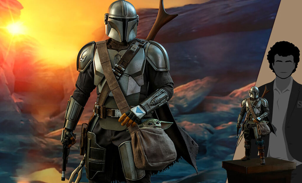 The Mandalorian and The Child Quarter Scale Set