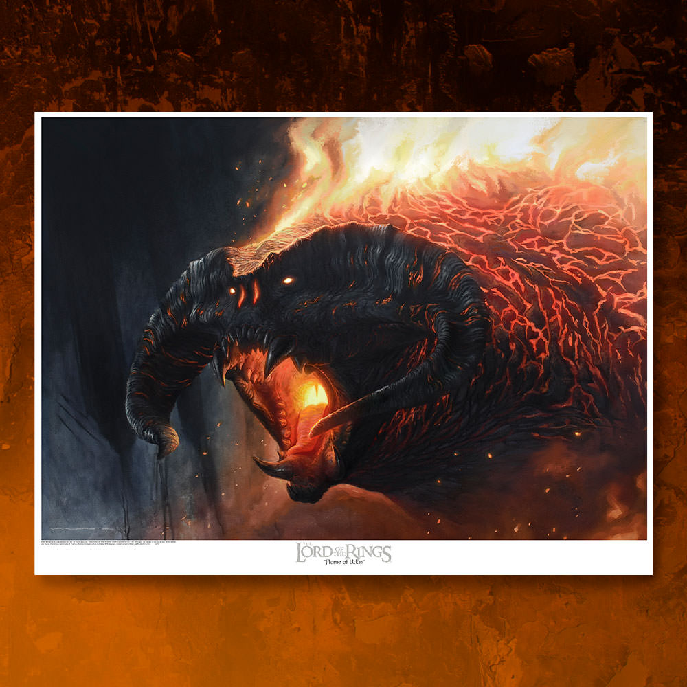 Flame of Udûn: The Balrog Fine Art Print