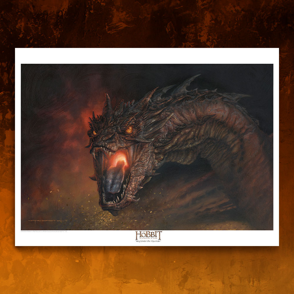 Smaug: King Under the Mountain Fine Art Print